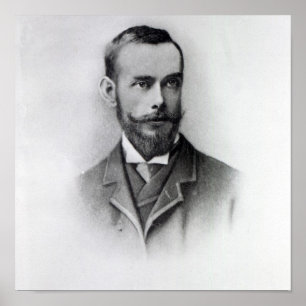 Francis Thompson, graviert von Emery Walker, 1894 Poster