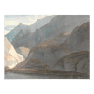 Francis Towne - Auf dem Comer See Fotodruck