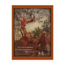 Francis von Assisi Kneeling