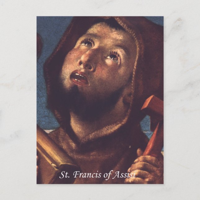 Francis von Assisi Postkarte (Vorderseite)