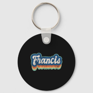 Francis Vorname Junge Vintage Stil 70er 80er Perso Schlüsselanhänger