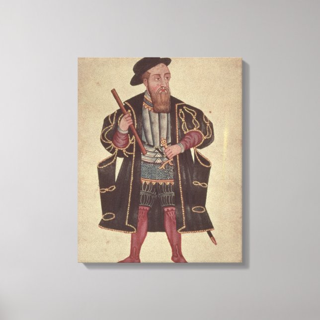 Francisco de Almeida, Illustration Leinwanddruck (Vorderseite)