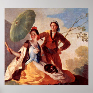 Francisco de Goya - Der Parasol Poster