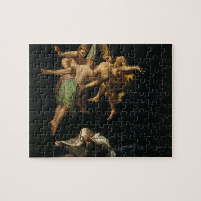 Francisco de Goya Flight of Hexen 1798 Puzzle (Horizontal)
