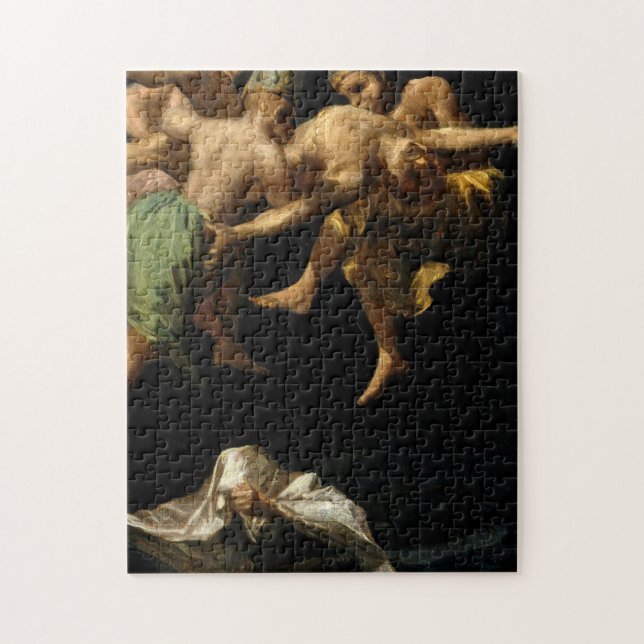 Francisco De Goya - Hexenflug Puzzle (Vertikal)