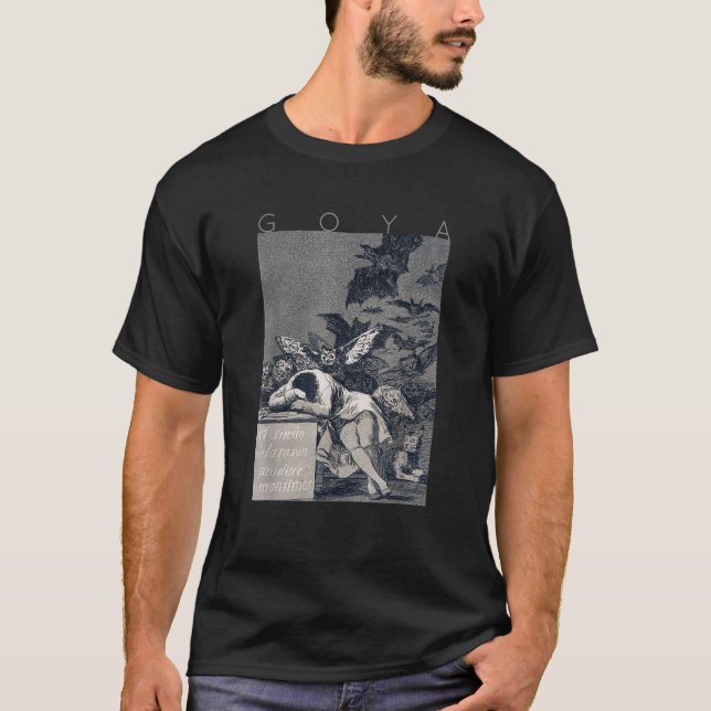 Francisco Goya Der Schlaf der Vernunft produziert  T-Shirt (Vorderseite)