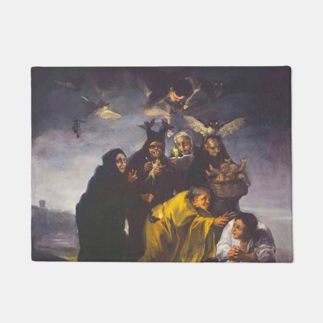 Francisco Goya - Der Zauber Fußmatte (Vorderseite)