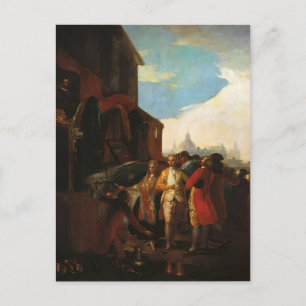 Francisco Goya - Die Messe in Madrid Postkarte