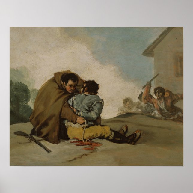 Francisco Goya - Friar Pedro Binds El Maragato Poster (Vorne)