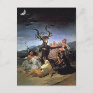 Francisco Goya- Hexen Sabbath Postkarte