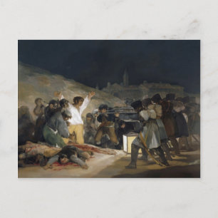 Francisco Goya-Hinrichtung der Verteidiger von Mad Postkarte