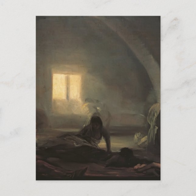 Francisco Goya - Plague Hospital Postkarte (Vorderseite)