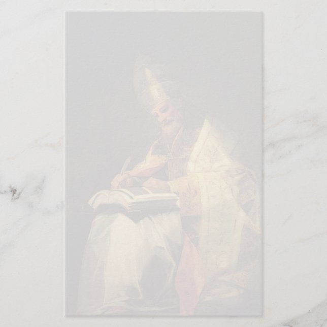 Francisco Goya - Saint Gregory Briefpapier (Vorderseite)