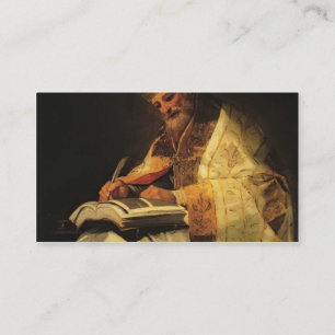 Francisco Goya - Saint Gregory Visitenkarte