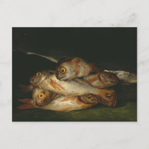 Francisco Goya - Stillleben mit goldenem Bream Postkarte