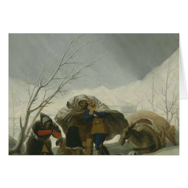 Francisco Goya - Winterlandschaft (Vorderseite (Horizontal))