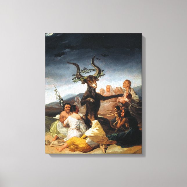 Francisco Goya Witches' Sabbath Leinwanddruck (Vorderseite)