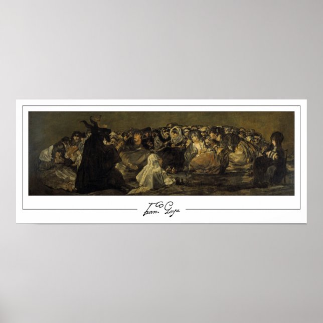 Francisco Goya Zedign Art Poster #262 (Vorne)