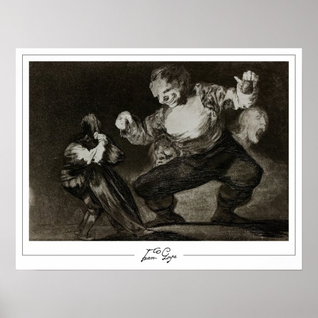 Francisco Goya Zedign Art Poster #292 (Vorne)
