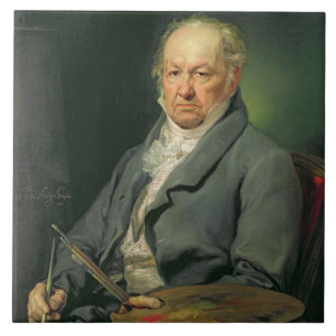 Francisco Jose de Goya, 1826 (Öl auf Leinwand) Fliese