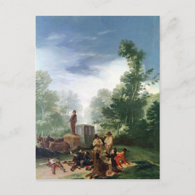 Francisco Jose de Goya y Lucientes | Angriff auf e Postkarte (Vorderseite)