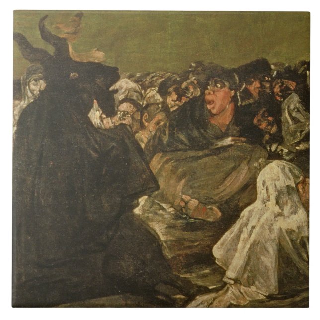 Francisco Jose de Goya y Lucientes | der Hexen Fliese (Vorderseite)