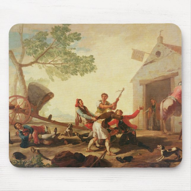 Francisco Jose de Goya y Lucientes | der Kampf an Mousepad (Vorne)