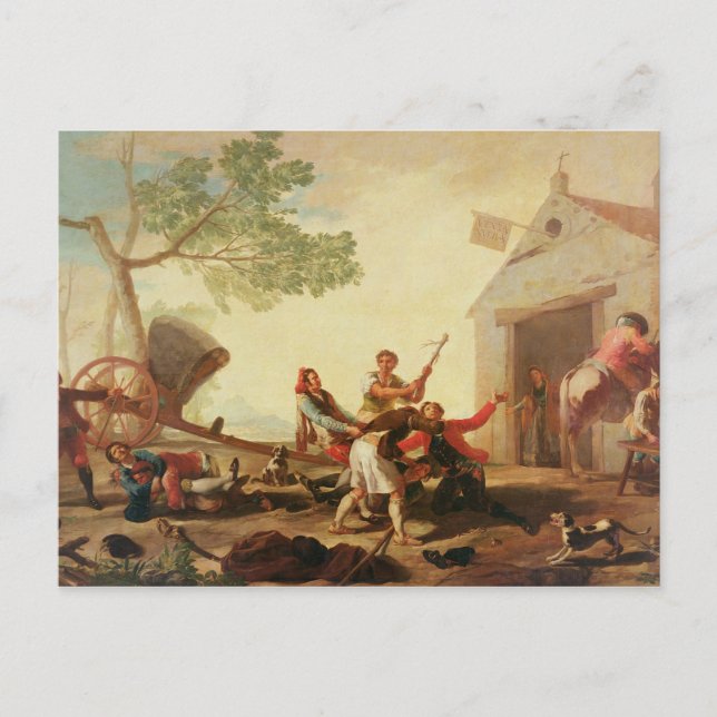 Francisco Jose de Goya y Lucientes | Der Kampf um Postkarte (Vorderseite)