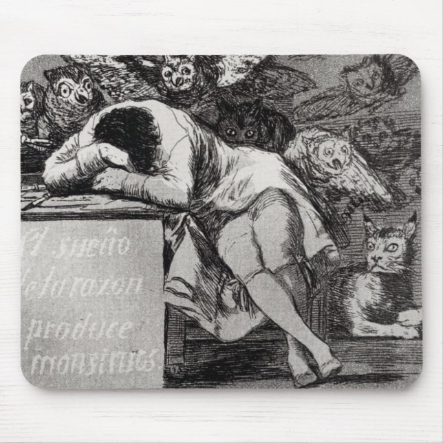 Francisco Jose de Goya y Lucientes | der Schlaf Mousepad (Vorne)