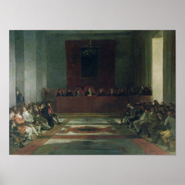 Francisco Jose de Goya y Lucientes | Die Junta von Poster (Vorne)