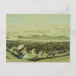 Francisco Jose de Goya y Lucientes   Die Wiese auf Postkarte