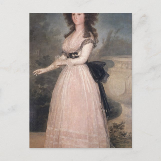 Francisco Jose de Goya y Lucientes | Dona Tadea Ar Postkarte (Vorderseite)