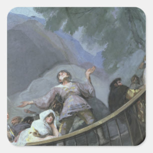 Francisco Jose de Goya y Lucientes   ein Quadratischer Aufkleber