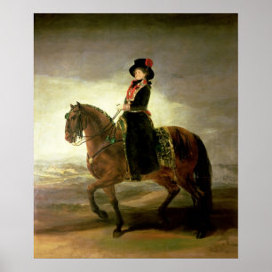 Francisco Jose de Goya y Lucientes Equestrian po Poster