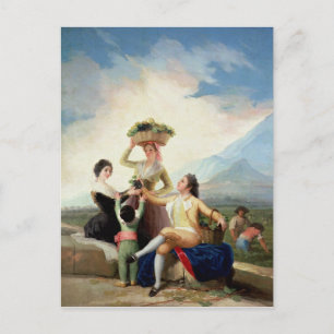 Francisco Jose de Goya y Lucientes   Herbst oder T Postkarte