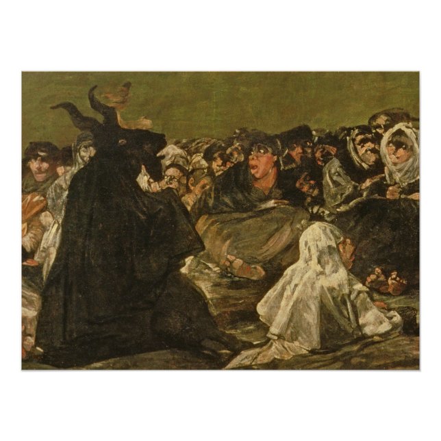 Francisco Jose de Goya y Lucientes | Hexen Poster (Vorderseite)