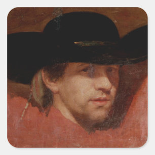 Francisco Jose de Goya y Lucientes   Portrait, vor Quadratischer Aufkleber