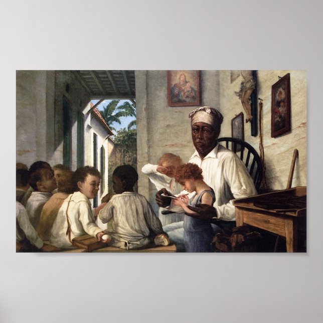 Francisco Oller School of Master Rafael Cordero Poster (Vorne)