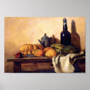 Francisco Oller Stillleben Guanabana Poster