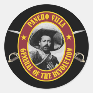 Francisco "Pancho" Villa Runder Aufkleber