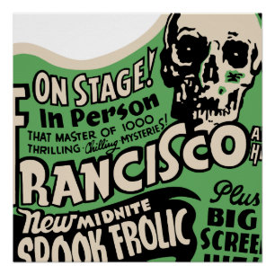 Francisco Spook Frolic Poster