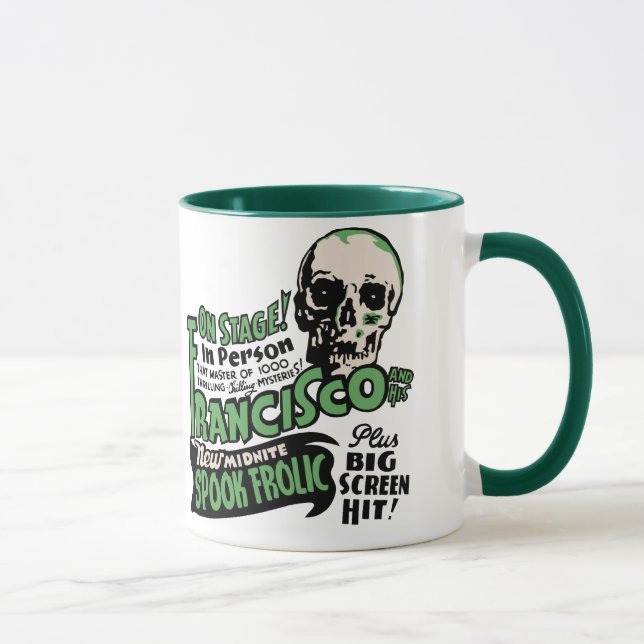 Franciscospook-Show-Plakat-Kunst-Tasse Tasse (Rechts)