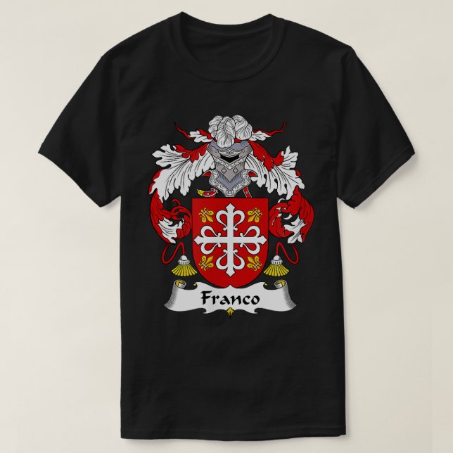 Franco Coat of Arms Familienwappen T-Shirt (Design vorne)