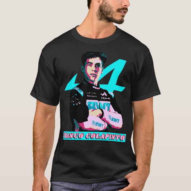 Franco Colapinto Fan-T-Shirt T-Shirt (Vorderseite)