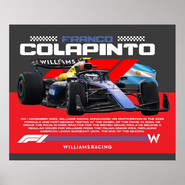 Franco colapinto poster (Vorne)