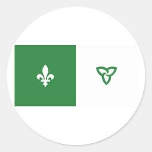Franco Ontarian, Kanada Runder Aufkleber