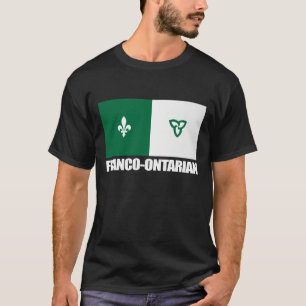 Franco--Ontarianflagge T-Shirt