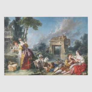 Francois Boucher Brunnen der Liebe (1748) Seidenpapier