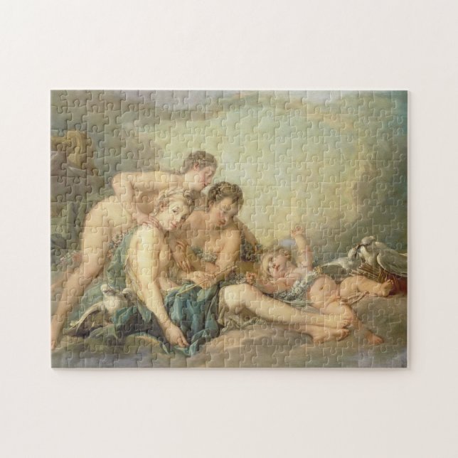François Boucher Die Toilette der venus malerische Puzzle (Horizontal)