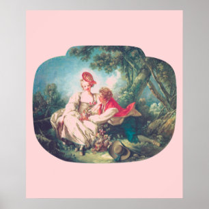 François Boucher Die vier Jahreszeiten: Herbst Her Poster